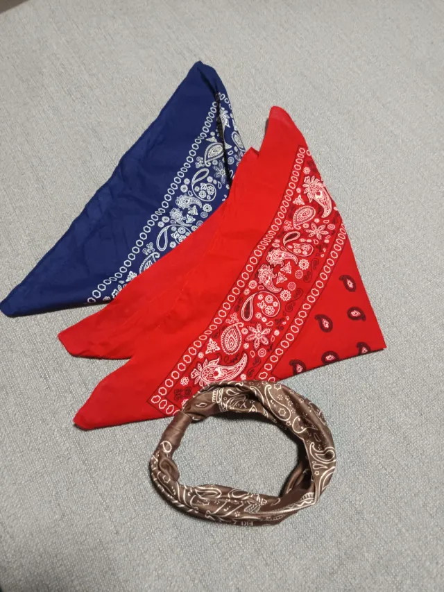 Pañuelos bandana estilo paisley