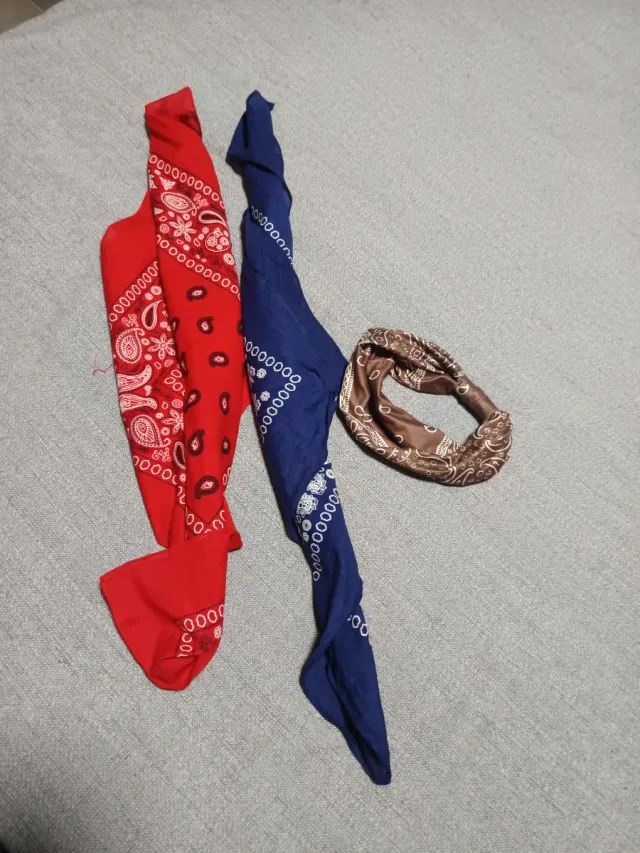 Pañuelos bandana estilo paisley
