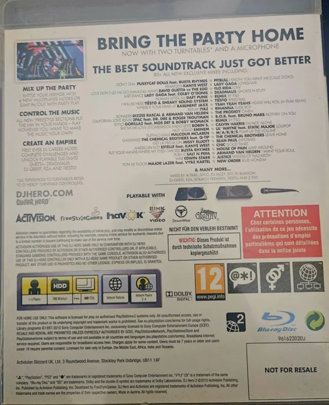 DJ Hero 2 PS3