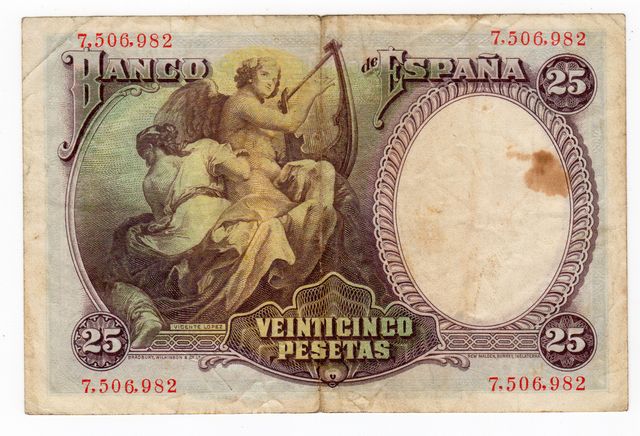 Billete 25 Pesetas de 1931