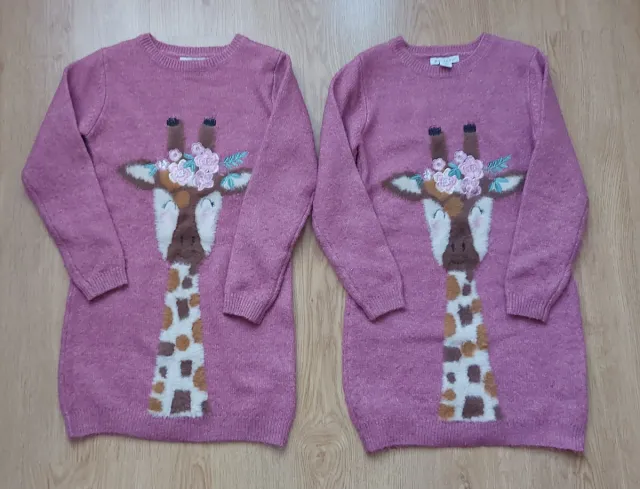 Lote 2 Vestidos Niña Talla 7-8 Jirafa