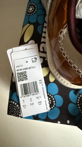 Adidas Samba Metallic x Wales Bonner