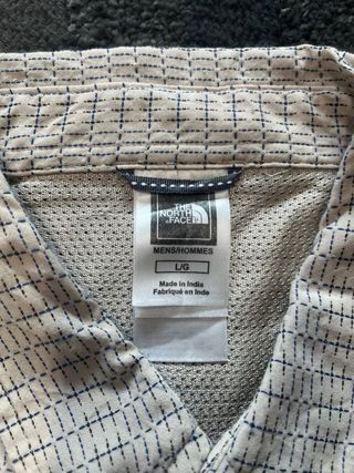 Camisa The North Face hombre manga corta beige