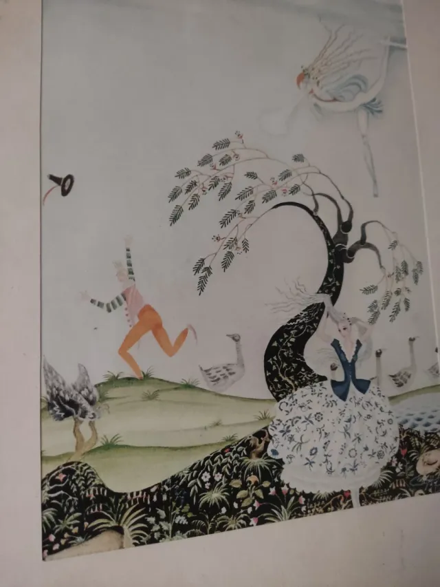 PITTURA DI KAY NIELSEN
LA RAGAZZA DELLE OCHE
CORNICE IN BAMBÙ