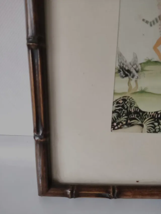 PITTURA DI KAY NIELSEN
LA RAGAZZA DELLE OCHE
CORNICE IN BAMBÙ