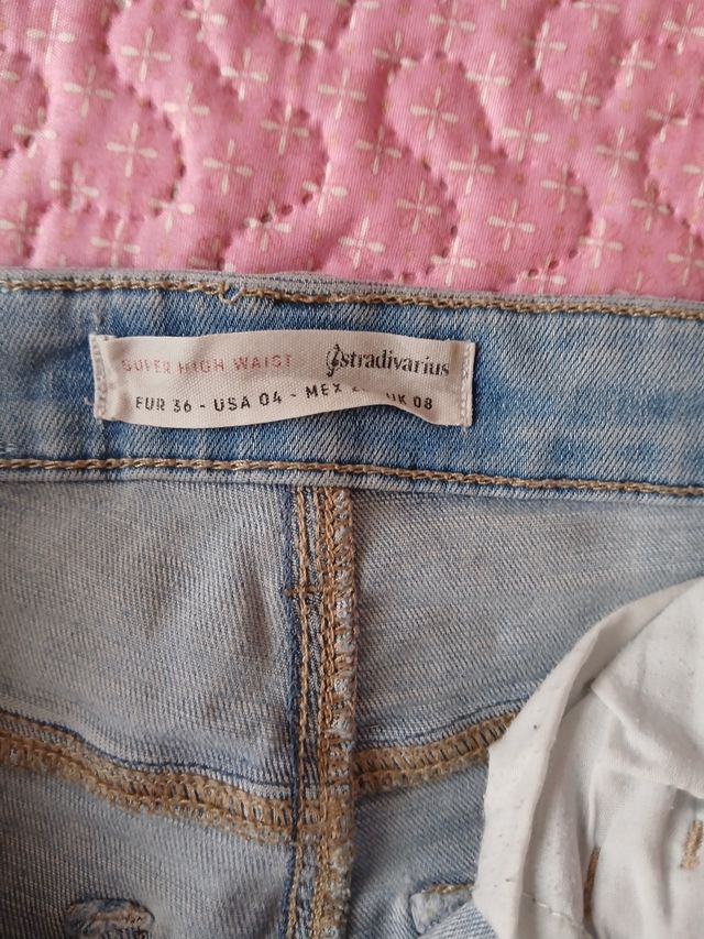 Lote 2 vaqueros largos desgastados