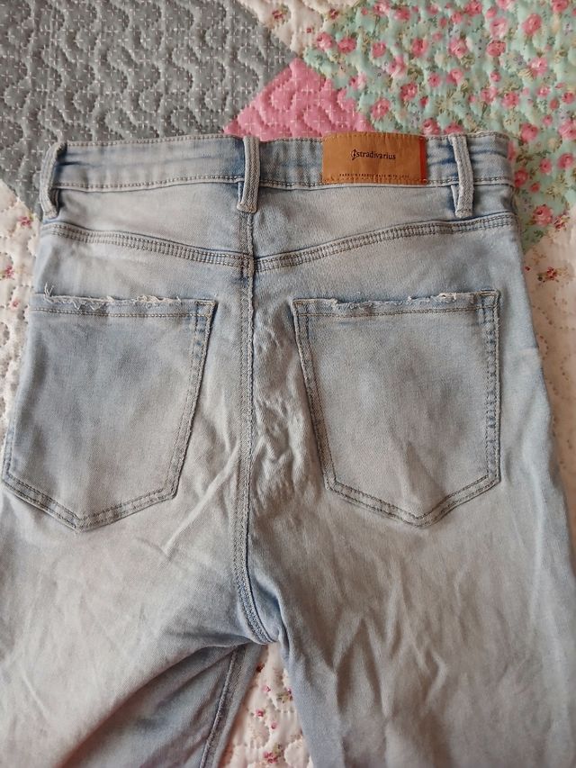 Lote 2 vaqueros largos desgastados