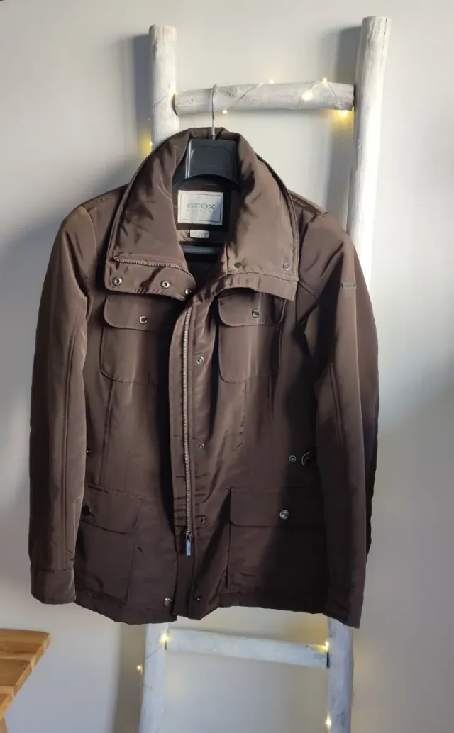 Parka Geox mujer marrón