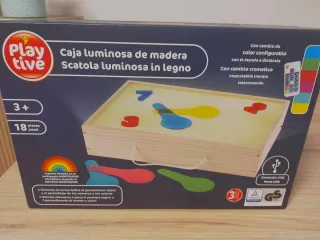 Mesa de Luz LED Infantil + Complementos Mesa