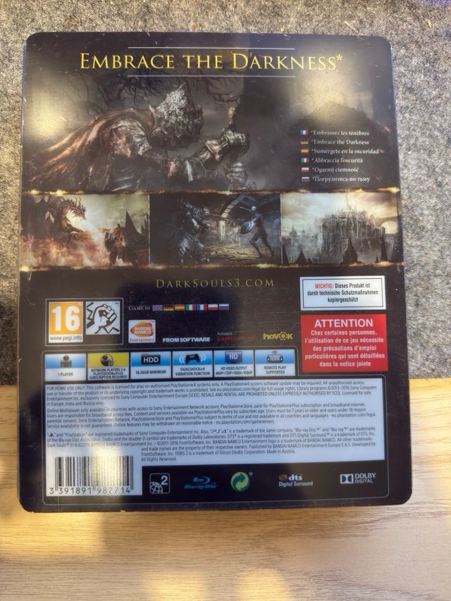 Dark Souls 3 Apocalypse Edition PS4