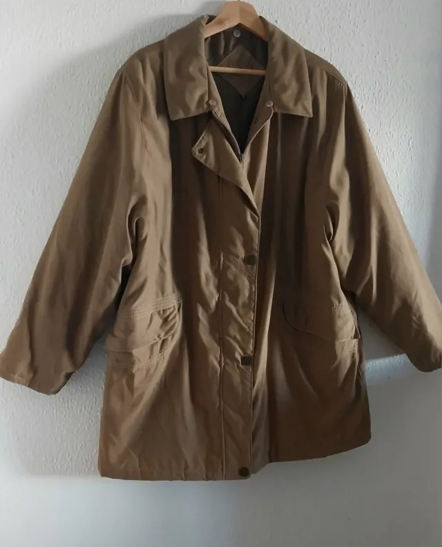 Abrigo mujer marrón talla 52 Roman Catachi.