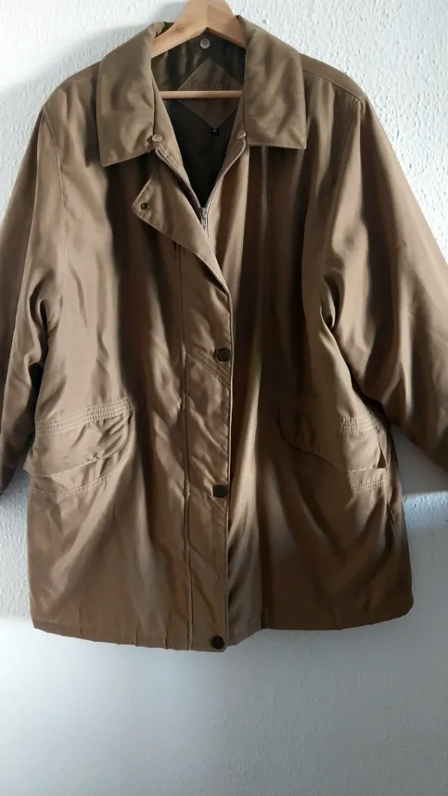 Abrigo mujer marrón talla 52 Roman Catachi.