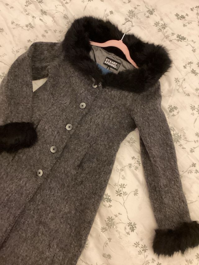 Abrigo lana Etxart & Panno gris