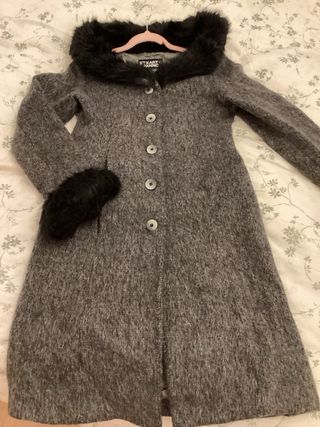 Abrigo lana Etxart & Panno gris