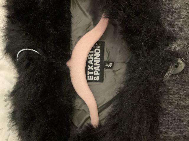 Abrigo lana Etxart & Panno gris