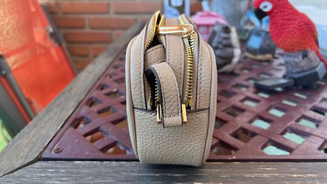 Bolso Michael Kors Beige Dorado