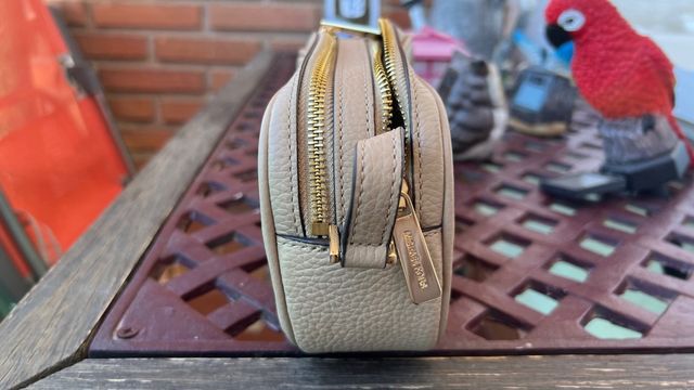 Bolso Michael Kors Beige Dorado