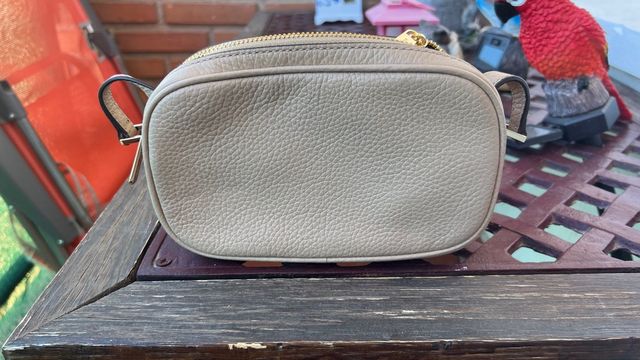 Bolso Michael Kors Beige Dorado