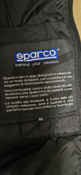 Chaqueta de moto Sparco