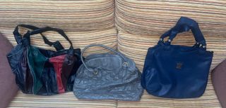 Lote de 3 Bolsos Negro y Verde