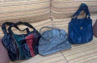 Lote de 3 Bolsos Negro y Verde