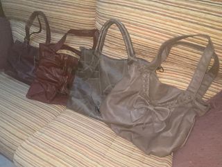 Lote de 3 Bolsos Negro y Verde