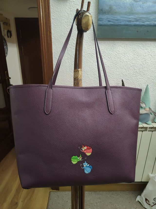 Bolso Coach Sleeping Beauty Morado Bella durmiente