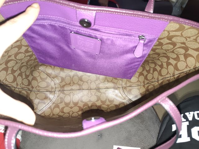 Bolso Coach Sleeping Beauty Morado Bella durmiente