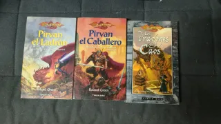 2 libros de Pirvan + 1 libro dragonlance