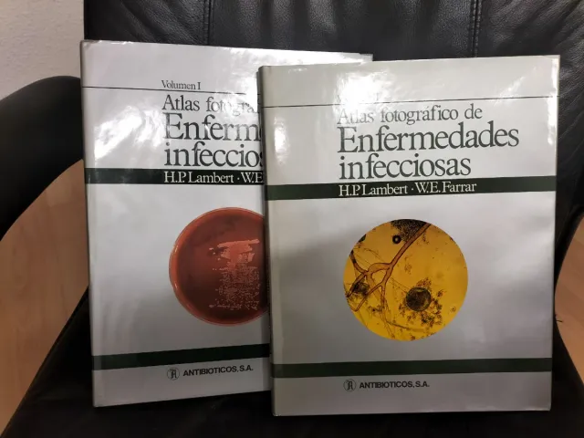 Enfermedades infecciosas. Lote 11 libros.
