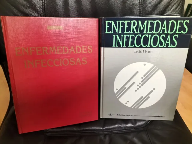 Enfermedades infecciosas. Lote 11 libros.