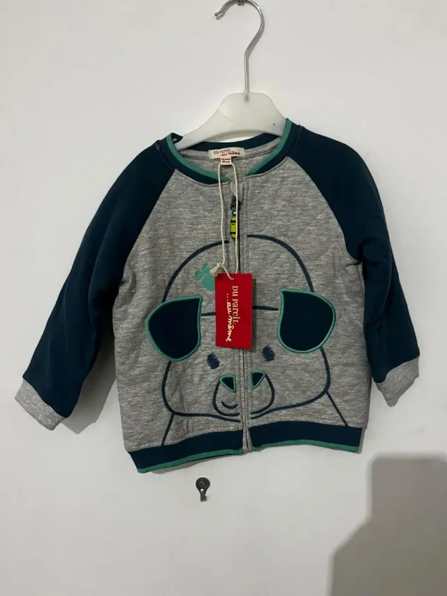 Du Pareil Au Même Sudadera Gris 18M