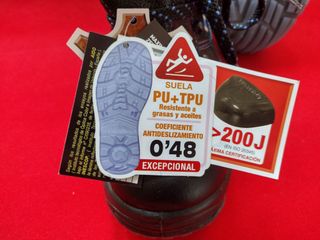 Bota Alta Seguridad PANTER Diamante Plus T.41