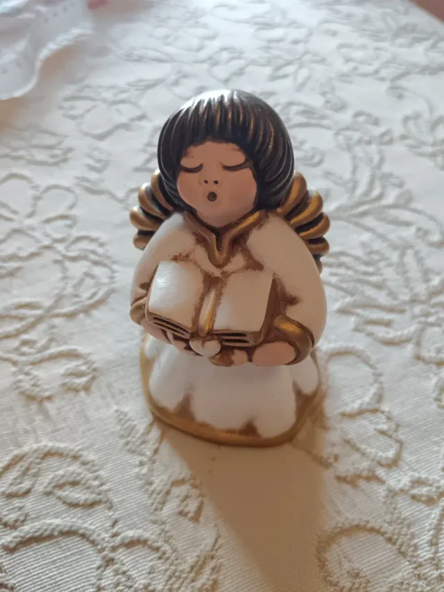 Angioletto Thun ceramica bianco oro