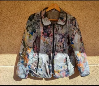 Chaquetón reversible mujer