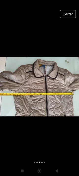 Chaquetón reversible mujer