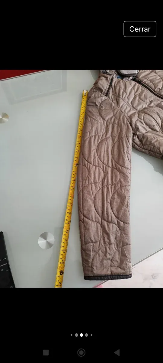 Chaquetón reversible mujer