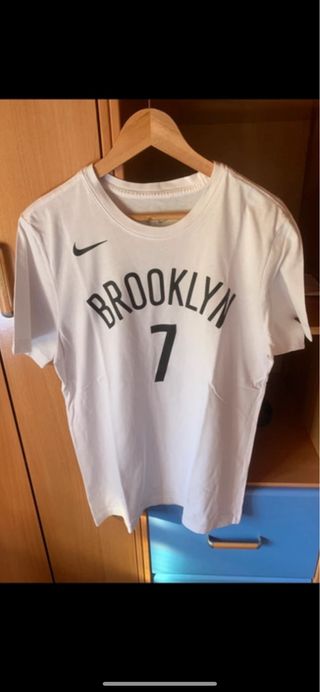 Camiseta Nike NBA Brooklyn 7 Blanca