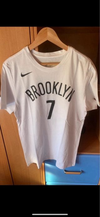 Camiseta Nike NBA Brooklyn 7 Blanca