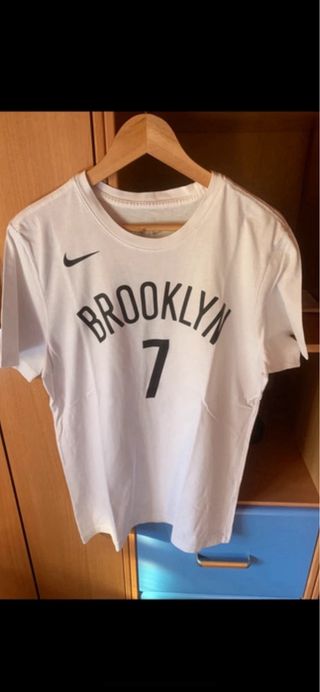 Camiseta Nike NBA Brooklyn 7 Blanca