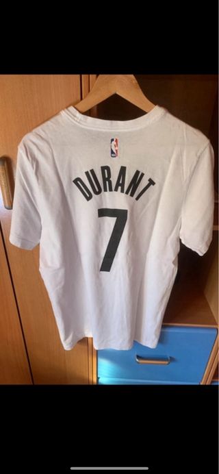 Camiseta Nike NBA Brooklyn 7 Blanca
