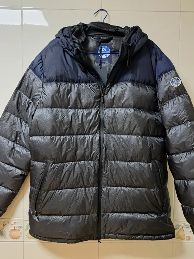 Plumífero North Sails Negro y Azul