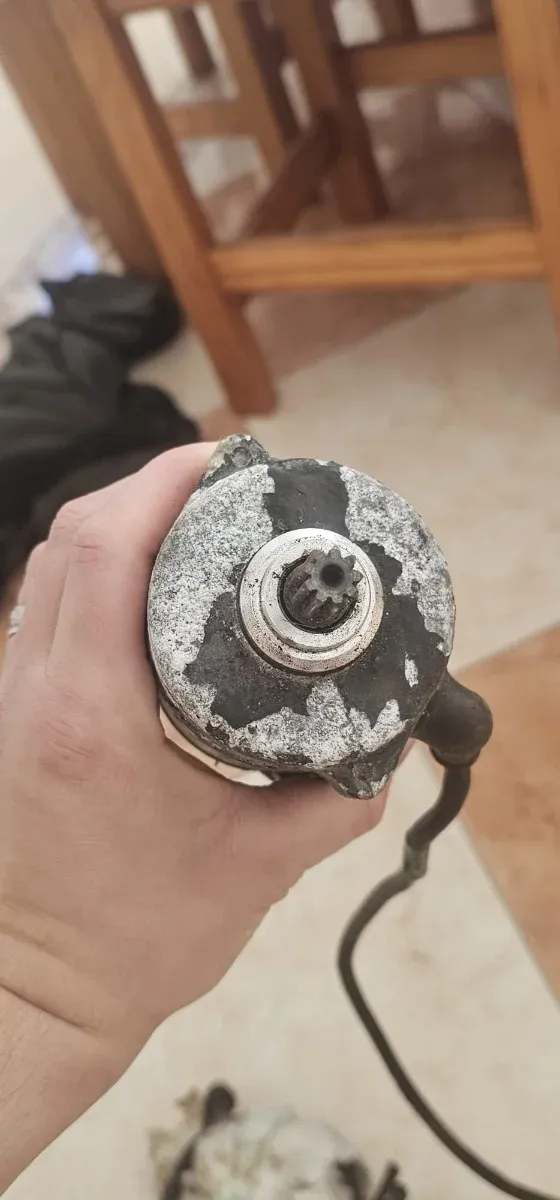 Motor de arranque para moto