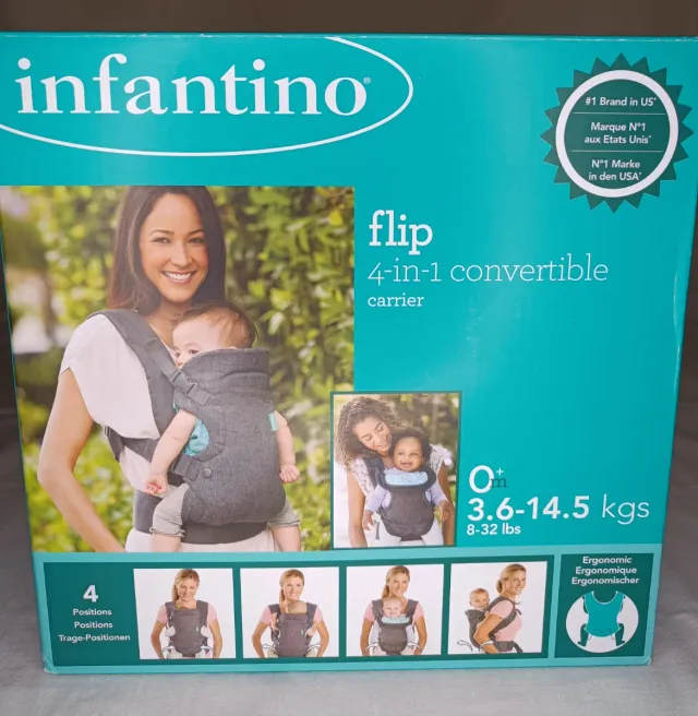 Mochila Portabebés Infantino Flip 4-en-1