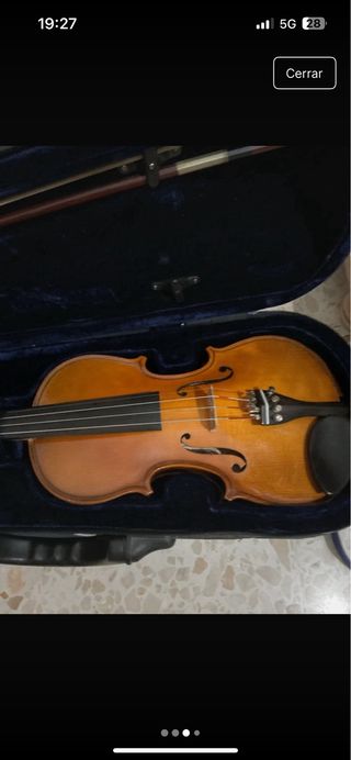 Violín nuevo con arco y funda