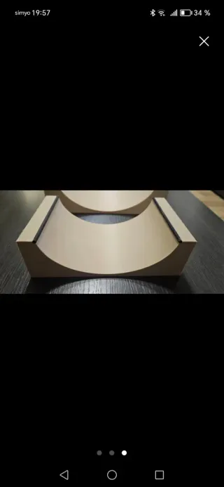 Fingerboard de pla efecto madera