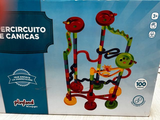 Supercircuito Canicas Playland 100 Piezas