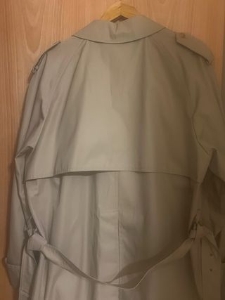 Gabardina caballero beige