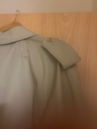 Gabardina caballero beige