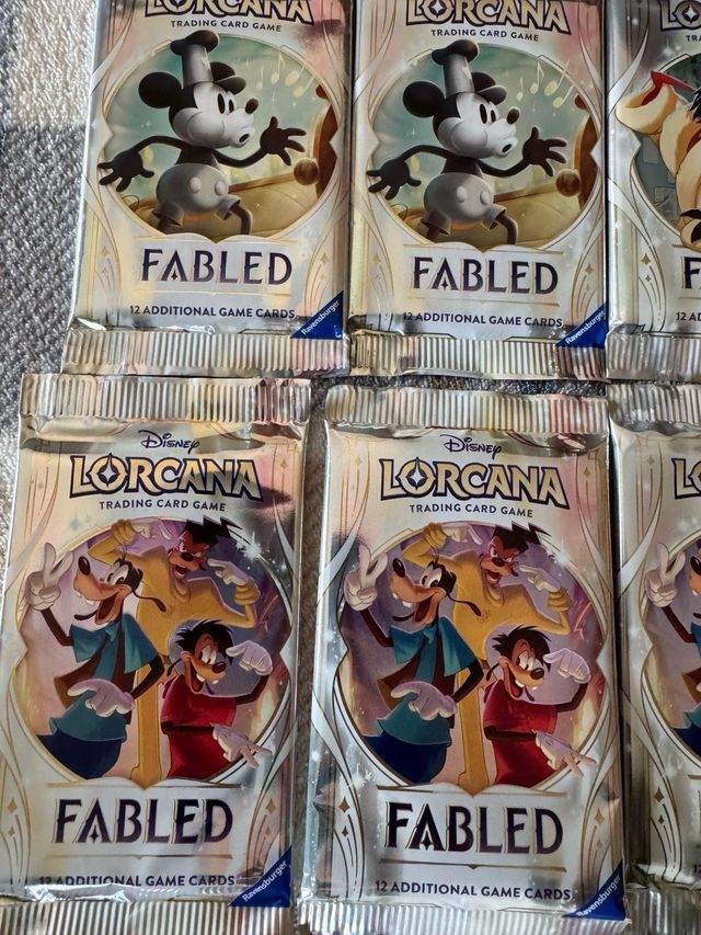6 Sobres Disney Lorcana Fabled Inglés